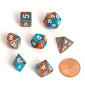 logo przedmiotu Blackfire Dice - Fairy Dice - BiColor Orange Blue (7 Dice)