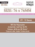 logo przedmiotu Sleeve Kings Hogwarts Battle Square Compatible Sleeves (76x76mm)