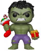 logo przedmiotu Funko POP Bobble: Marvel: Holiday Hulk w/ Stocking & Plush