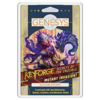 logo przedmiotu Genesys KeyForge: Secrets of the Crucible Mutant Invasion!