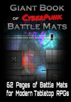logo przedmiotu Giant Book of CyberPunk Battle Mats (A3 Format)