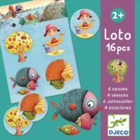 logo przedmiotu Djeco Gra edukacyjna lotto 4 pory roku