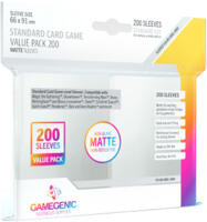 logo przedmiotu Gamegenic: Matte Value Sleeving Pack (66x91 mm) 200 sztuk