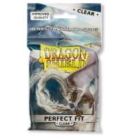 logo przedmiotu Dragon Shield Standard Perfect Fit Sleeves - Clear/Clear
