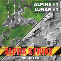 logo przedmiotu BattleTech Neoprene Battle Mat Alpha Strike Alpine/Lunar