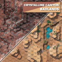 logo przedmiotu BattleTech Battle Mat Alien Worlds Crystalline Canyon/Badlands