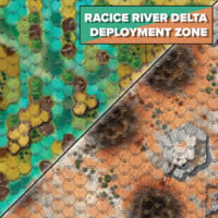 logo przedmiotu BattleTech Battle Mat Tukayyid Racice River Delta/Deployment