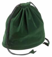 logo przedmiotu Velvet fabric bag green