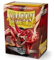 logo przedmiotu Dragon Shield Standard Sleeves - Matte Ruby (100szt.)