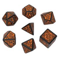 logo przedmiotu Komplet kości - Pathfinder: Hells Vengeance - Czarno-pomarańczo