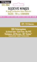 logo przedmiotu Sleeve Kings 70x100mm Kpop Collector Size 60 Microns For BTS