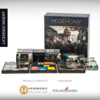 logo przedmiotu Insert Hegemony + dodatki UV Print