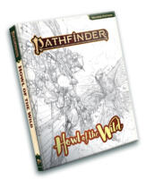 logo przedmiotu Pathfinder RPG Howl of the Wild Sketch Cover