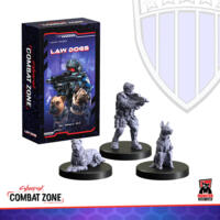 logo przedmiotu Cyberpunk Red Combat Zone Law Dogs