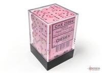 logo przedmiotu Chessex Opaque Pastel Pink/black 12mm d6 Dice Block