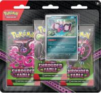 logo przedmiotu Pokemon TCG: Shrouded Fable - 3-Pack Blister - Pecharunt