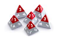 logo przedmiotu Triangle Agency RPG Dice Set