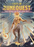 logo przedmiotu RuneQuest RPG Cults of RuneQuest Gods of Fire and Sky