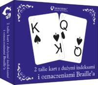 logo przedmiotu Karty z dużymi indeksami i znakami Braille'a