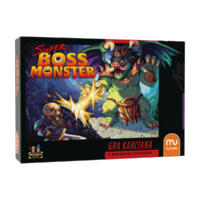 logo przedmiotu Super Boss Monster. Doładowana gra o budowaniu podziemi