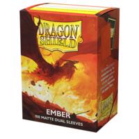 logo przedmiotu Dragon Shield Dual Matte Sleeves - Ember (100 Sleeves)