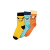 logo przedmiotu Pokemon - Eevee Evolution Socks #2 (3 Pack) Size 39/42