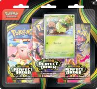 logo przedmiotu Pokemon TCG: Perfect Order - 3-Pack Blister - Chikorita