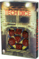 logo przedmiotu Komplet Tech Dice Czerwono-Czarny