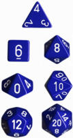logo przedmiotu Blue/White Opaque 7 die set