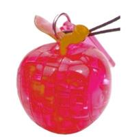 logo przedmiotu Crystal puzzle mini - Jabłko czerwone