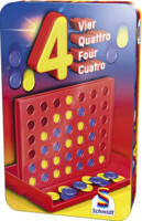 logo przedmiotu Cztery w rzędzie w metalowej puszce