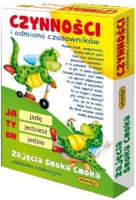 logo przedmiotu Czynności i odmiana czasowników. Zajęcia smoka Cmoka