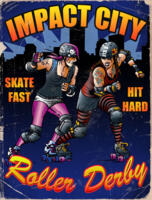 logo przedmiotu Impact City Roller Derby