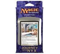 logo przedmiotu Magic the Gathering Journey into Nyx Intro Pack Biały