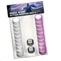 logo przedmiotu Mage Wars: 4-player Action Marker Set (II)