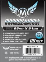 logo przedmiotu MTG Pro Card Game Sleeves (66x91 mm) - 80 Pack - Black Backed 