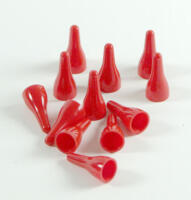logo przedmiotu Pionki do gry plastikowe (czerwone) - 100 sztuk