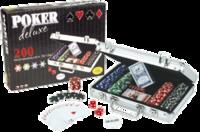 logo przedmiotu Zestaw pokerowy Deluxe (200 żetonów)