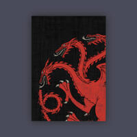 logo przedmiotu House Targaryen - Art Sleeves