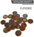 obrazek Metalowe Monety - Elfickie (zestaw 24 monet) 