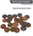obrazek Metalowe monety - Średniowieczne (zestaw 24 monet) 