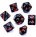 obrazek Komplet kości REBEL RPG - Minerały - Rubin 