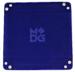obrazek Velvet Dice Tray With Leather Backing (blue)  