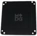 obrazek Velvet Dice Tray With Leather Backing (black) 