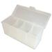obrazek Blackfire 4-Compartment Storage Box - Clear 