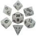 obrazek 16mm Polyhedral Dice Set: Glow Clear 
