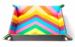 obrazek Velvet Dice Tray With Leather Backing (rainbow) 