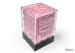 obrazek Chessex Opaque Pastel Pink/black 12mm d6 Dice Block 