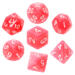 obrazek Komplet kości REBEL RPG - Kamienie Księżycowe - Awenturyn 