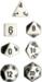 obrazek White/Black Opaque 7 die set 